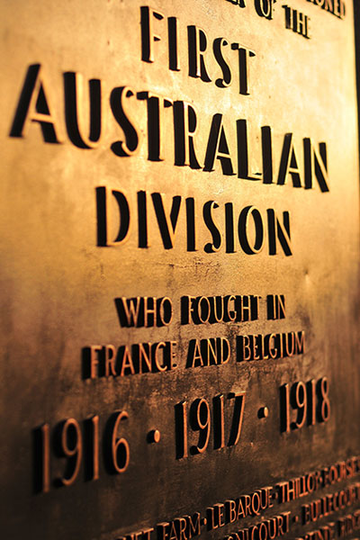 Pozieres memorial australien, Somme